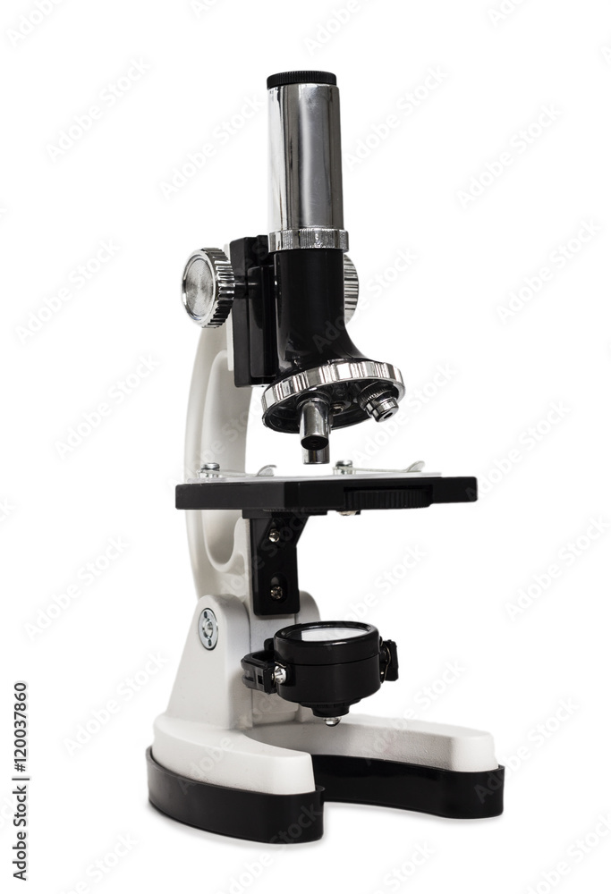 Microscope isolated on white Microscope isolated on white