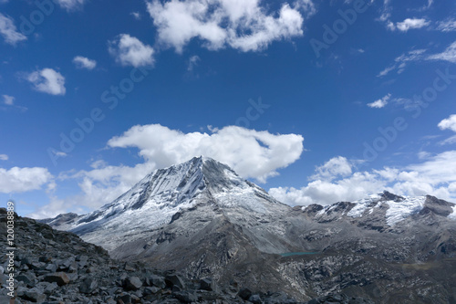 Ranrapalca in the Cordillera Blanca in the Peruvian Andes