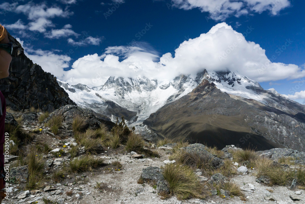 Llanganuco Valley in the Cordillera Blanca in Peru