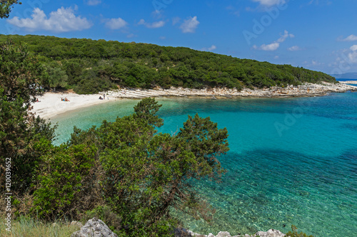 amazing seascape of Emblisi Fiskardo Beach, Kefalonia, Ionian islands, Greece © Stoyan Haytov