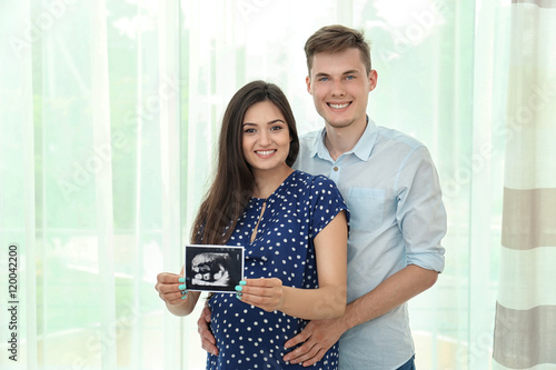 Beautiful young pregnant co...