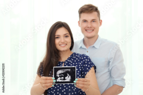 Beautiful young pregnant co...