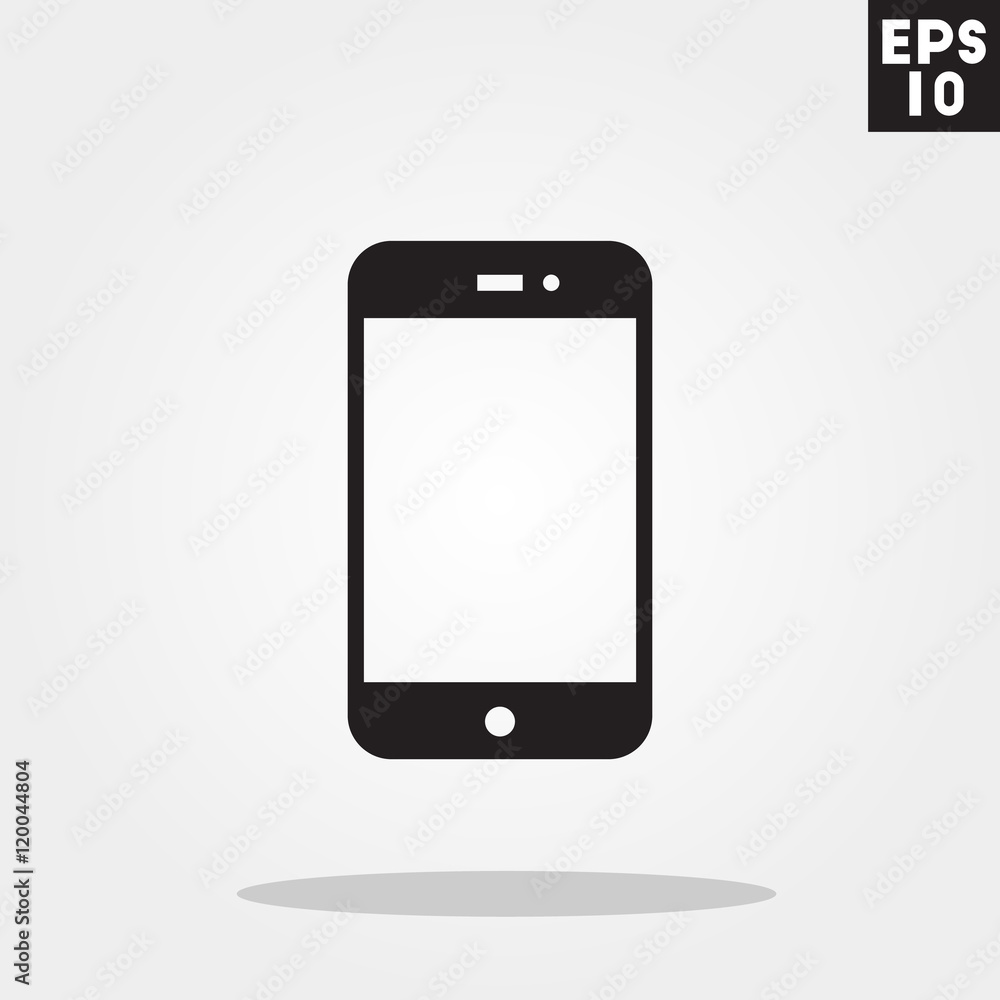 Smartphone icon in trendy flat style isolated on grey background. Smartphone symbol for your design, logo, UI. Vector illustration, EPS10. Smartphone icon in trendy flat style isolated on grey background. Smartphone symbol for your design, logo, UI. Vector illustration, EPS10.