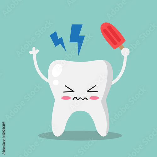 Cute and funny tooth