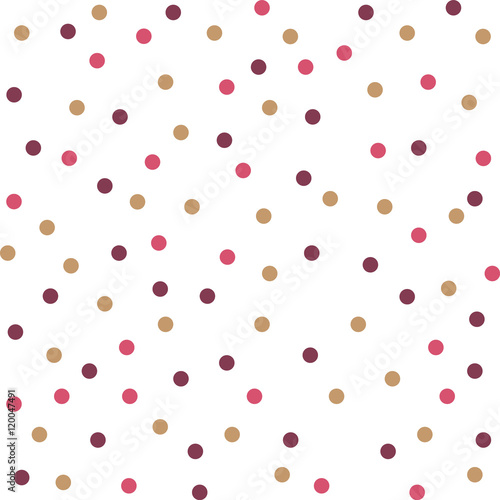Seamless polka dots background