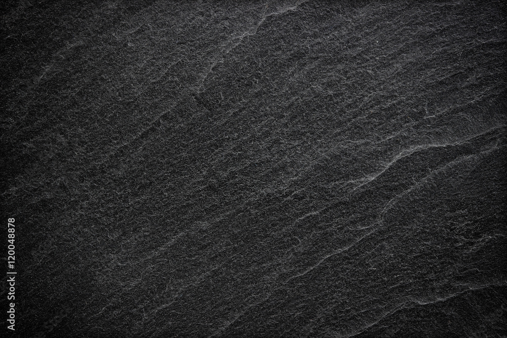 Obraz premium Dark grey black slate background or texture.