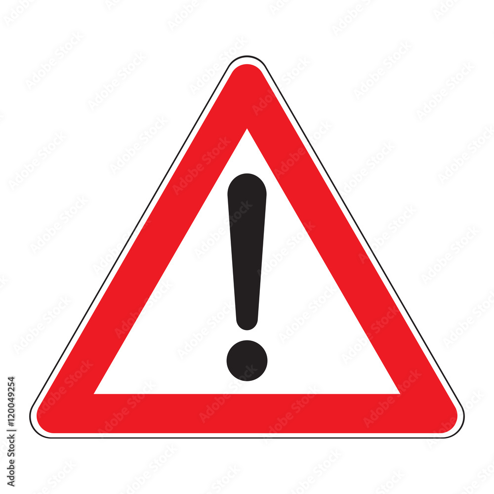 Danger sign Vector isolated Danger sign Vector isolated