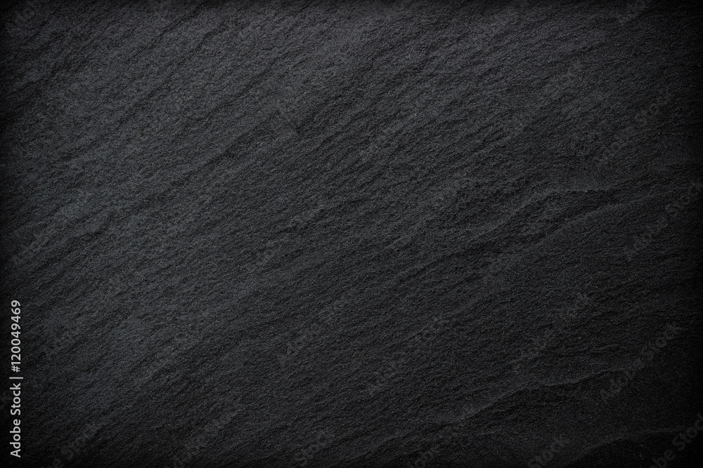 Fototapeta premium Dark grey black slate background or texture.
