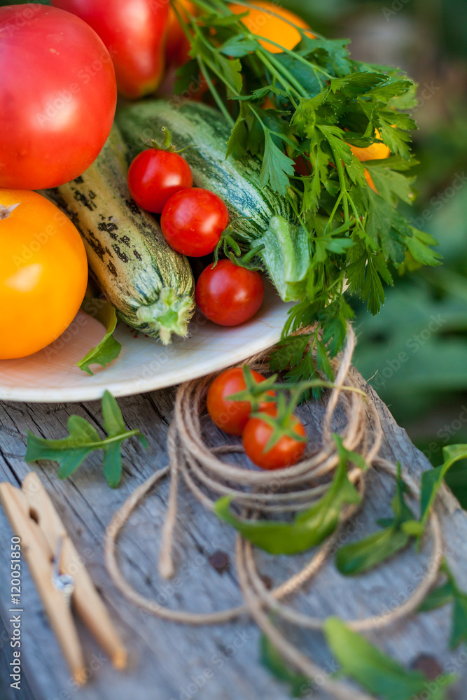 vegetables and greens in a garden vegetables and greens in a garden