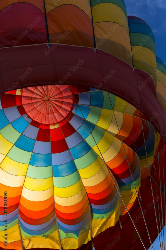 Inside of hot air balloon Inside of hot air balloon