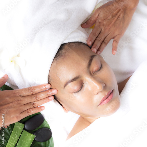 Quadro su tela Spa Massage can in lifting the skin and makes it firmer. Wrinkle