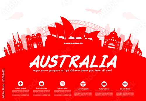 Australia Travel Landmarks.