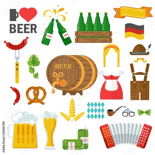set of bavarian items