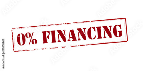 Zero percent financing