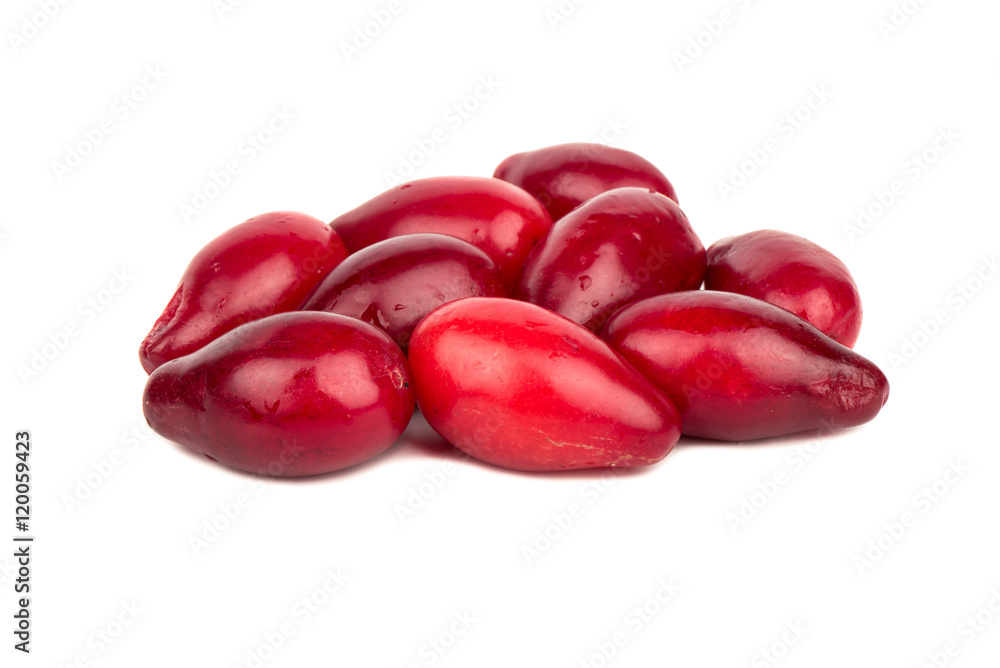 Fresh cornelian cherries Fresh cornelian cherries