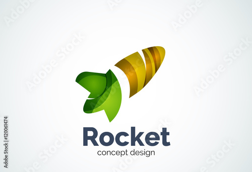 Rocket logo template