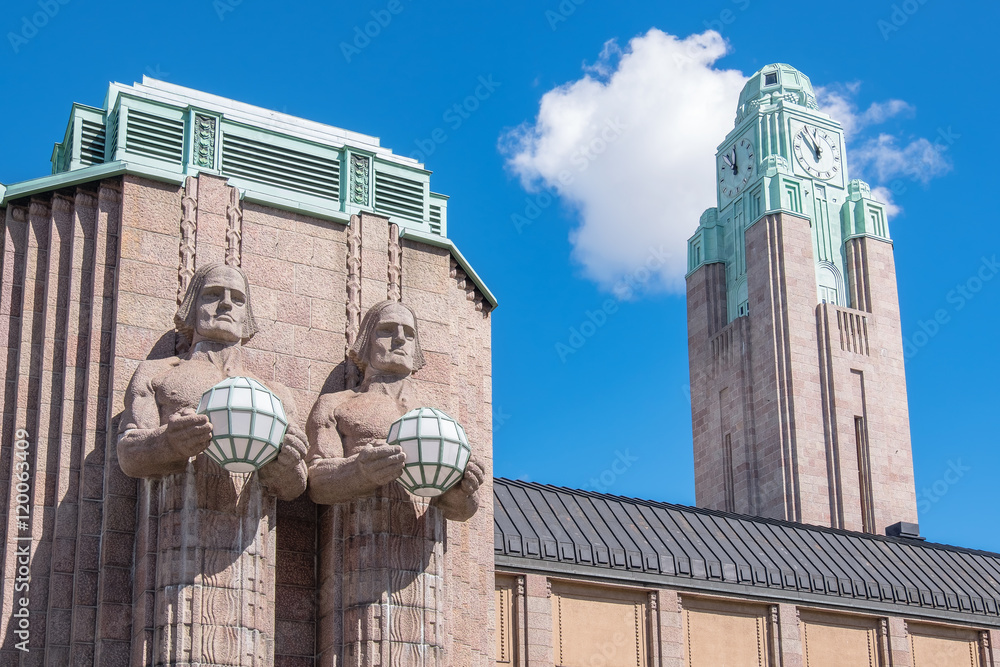 Main railway station. Helsinki, Finland