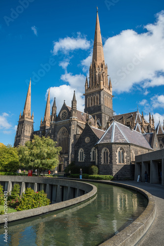 Saint Patrick cathedral the biggest church in Melbourne, Australia.