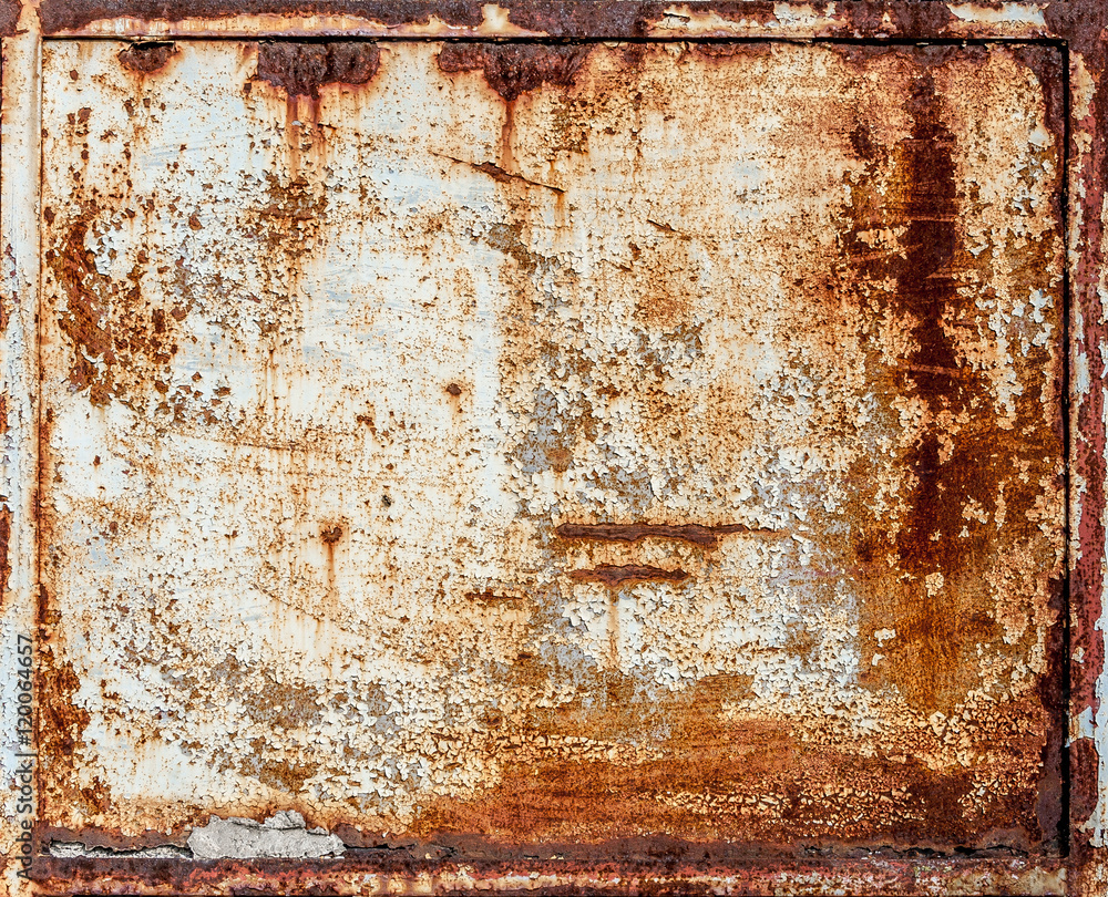 rusty metal panel rusty metal panel