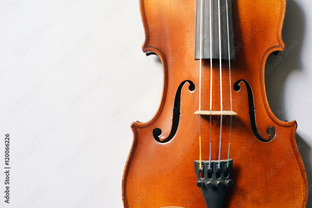 Kids Violine on white background with shadow Kids Violine on white background with shadow