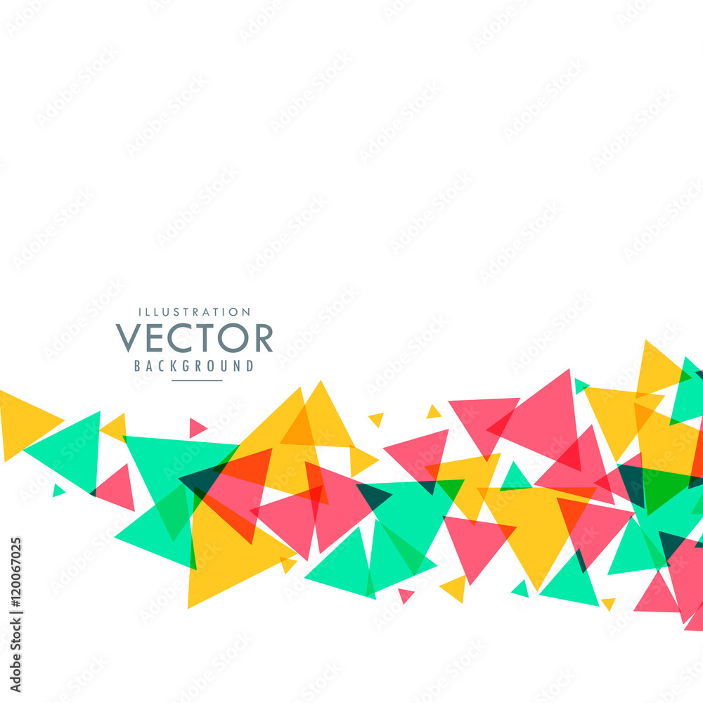 colorful triangle waves background colorful triangle waves background