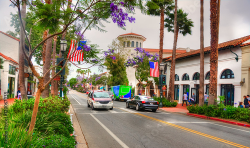 Obraz na plátně Santa Barbara - California Travel Shots