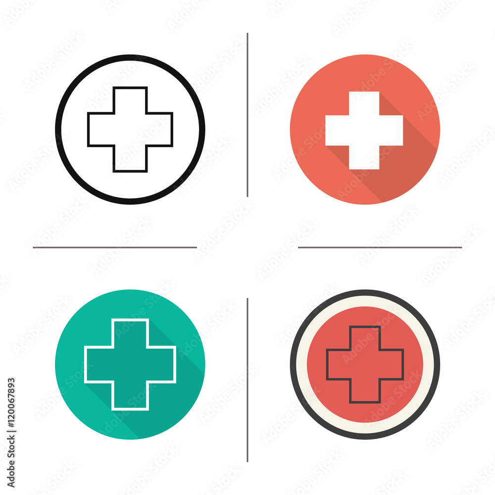 Medical cross icon Medical cross icon