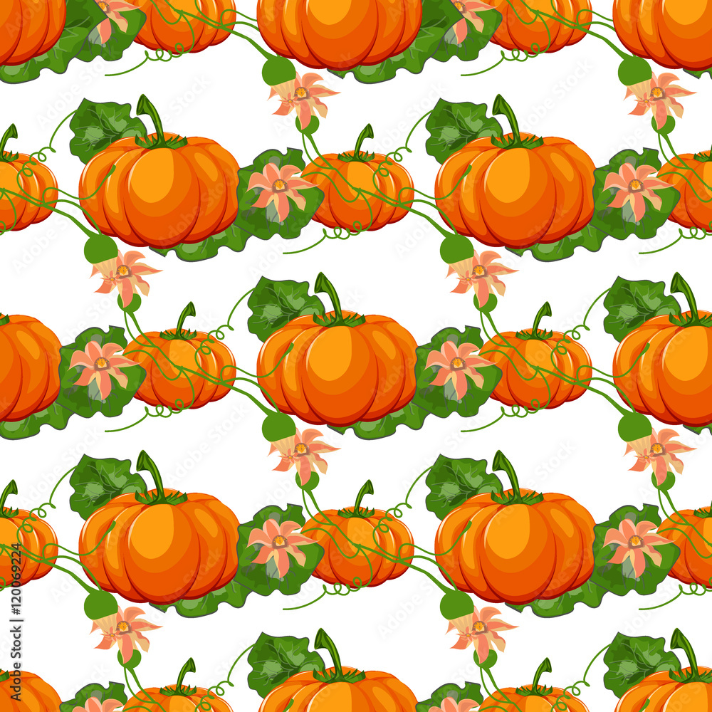 Halloween seamless pattern. Background with pumpkin. Halloween seamless pattern. Background with pumpkin.