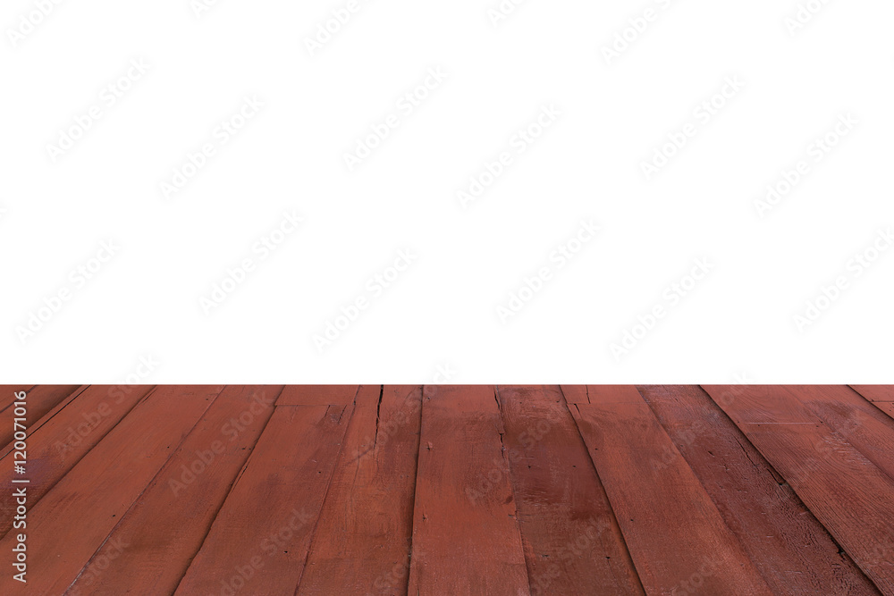 Fototapeta premium red wood board panel for background.