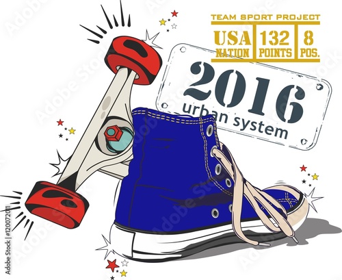 trainer with skateboard wheels