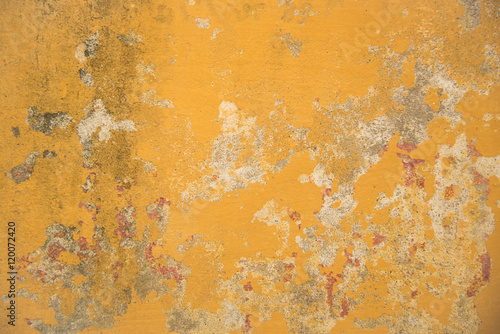 yellow cement wall texture or yellow texture for background.