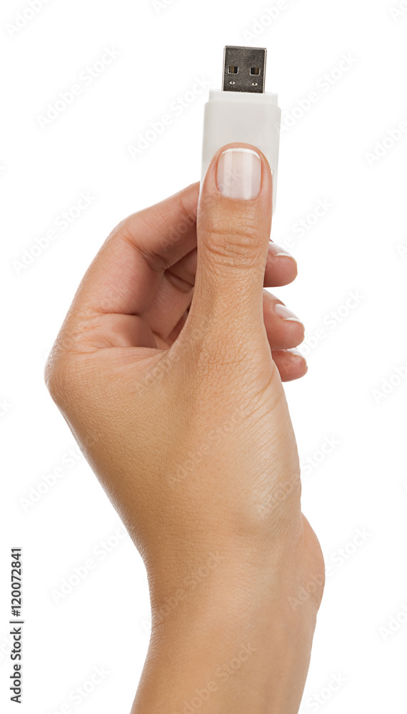 USB Stick in Hand USB Stick in Hand