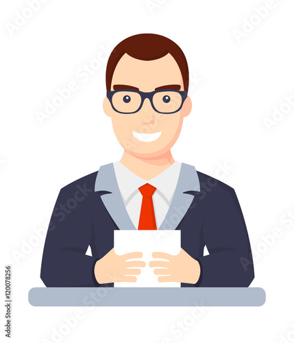 Illustration of Flat icon