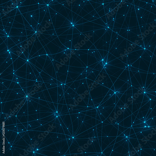 Abstract neuron wire background - EPS10 vector