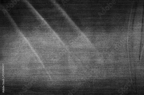 Abstract background of black and white jean texture background