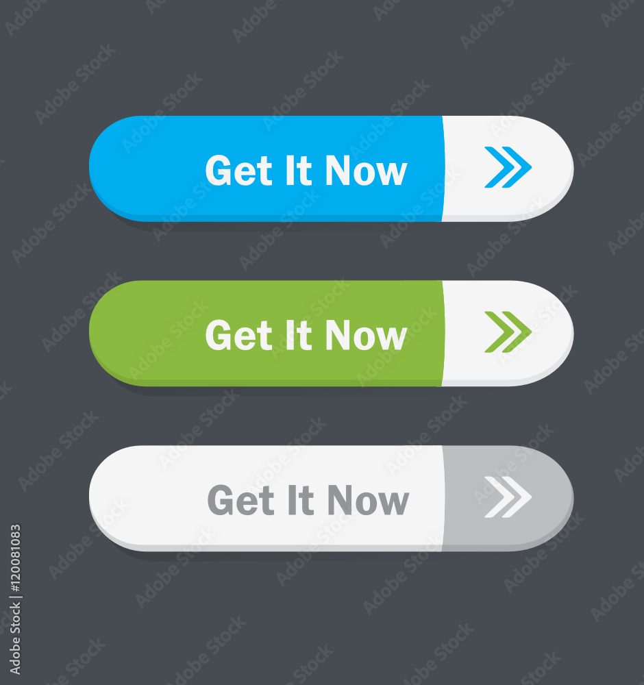 Set of vector web interface oval buttons. Get it now. Set of vector web interface oval buttons. Get it now.