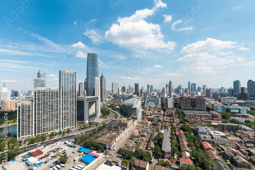 tianjin cityscape in daytime