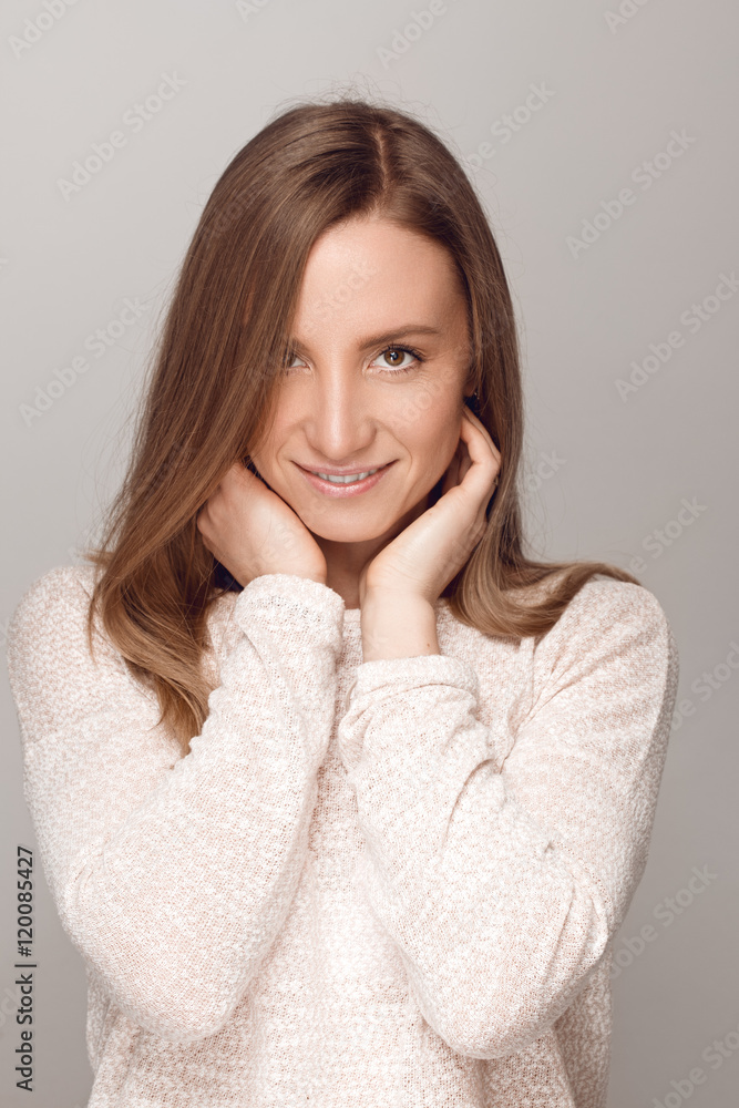 Lächelnde Frau Lächelnde Frau