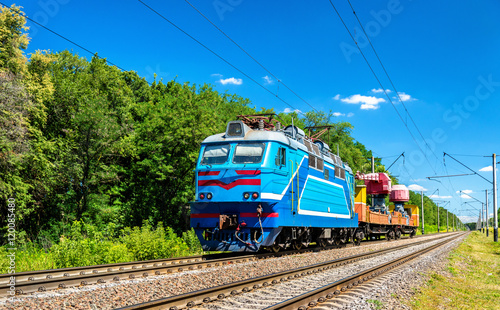 Engineering train in Kiev Region of Ukraine