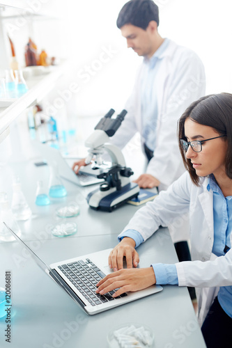 Scientist at work