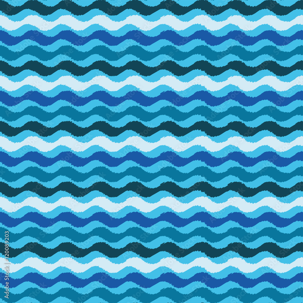 Seamless vector background with waves. Print. Repeating background. Cloth design, wallpaper. Seamless vector background with waves. Print. Repeating background. Cloth design, wallpaper.