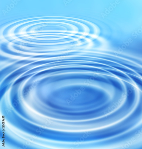 Abstract background with concentric ripples