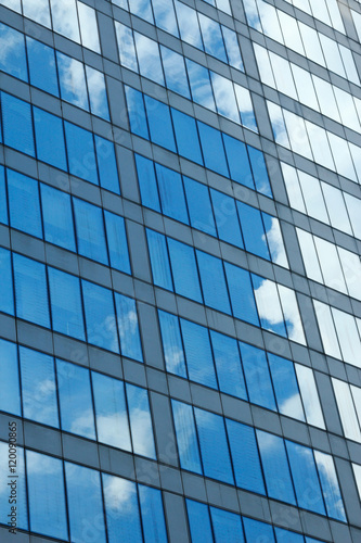glass office building facade