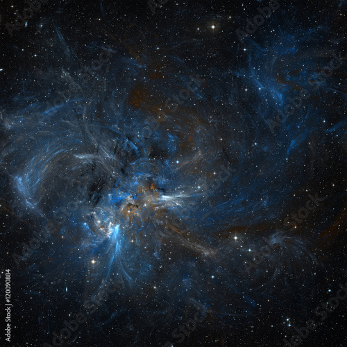 Fototapeta Naklejka Na Ścianę i Meble -  Stars nebula in space.