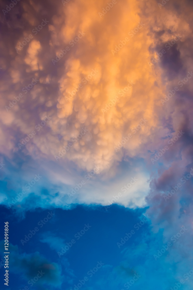 Fototapeta premium Colorful storm