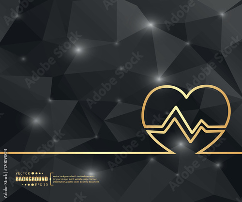 Abstract creative concept vector background. For web and mobile applications, illustration template design, business infographic, brochure, banner, presentation, poster, cover, booklet, document