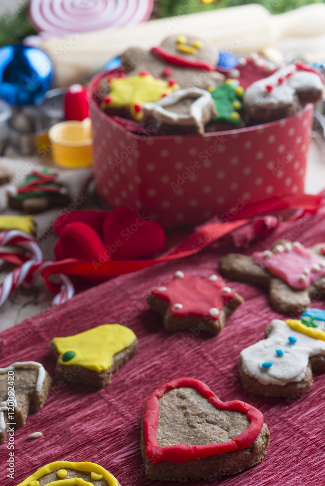 Assortment biscuits for christmas