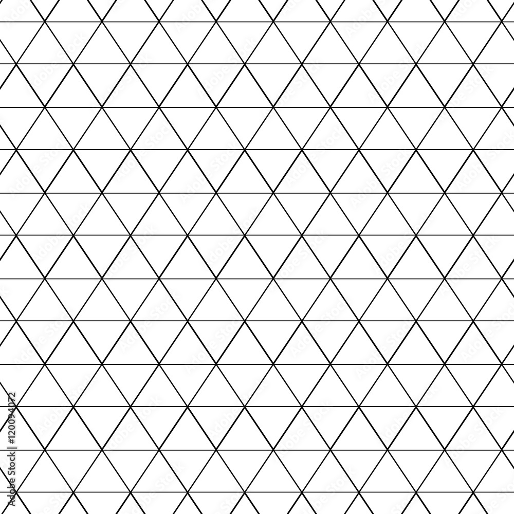 Fototapeta premium Seamless pattern of equilateral triangles