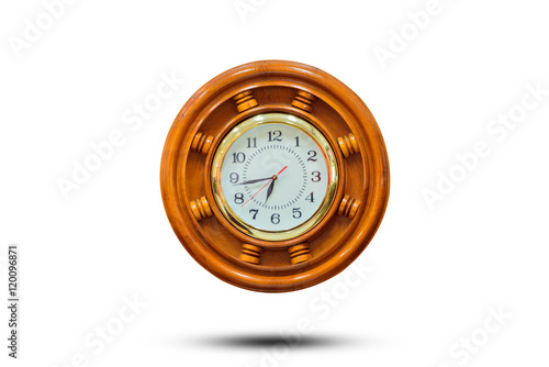 wooden clock