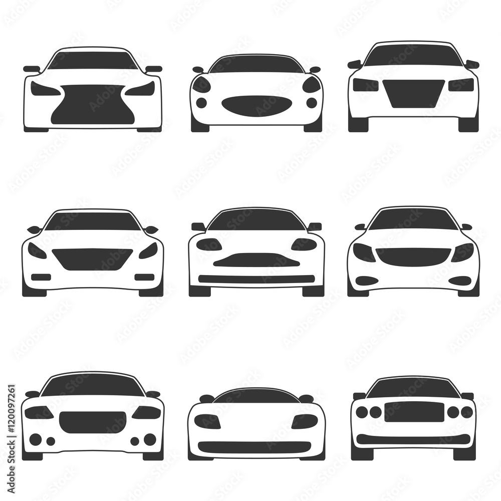 Cars icons Cars icons